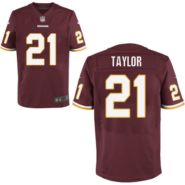 Men's Washington Redskins #21 Sean Taylor Burgundy Elite Jersey