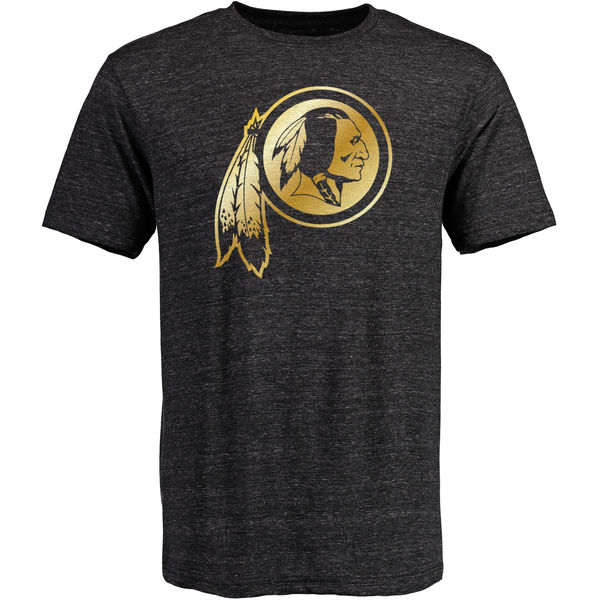 Washington Redskins Pro Line Black Gold Collection Tri-Blend T-Shirt