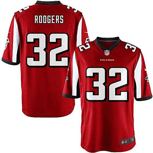 Mens Atlanta Falcons #32 Rodgers Nike Red Game Jersey