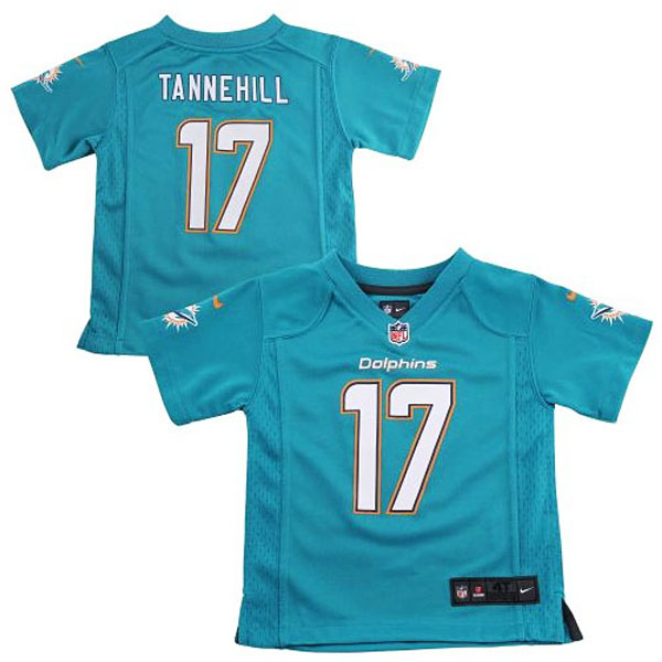 Nike Ryan Tannehill Miami Dolphins #17 Toddler Game Jersey-Aqua