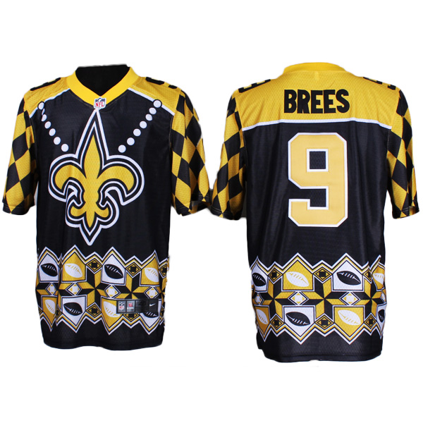 New Orleans Saints #9 Drew Brees Noble Fashion Elite Jersey