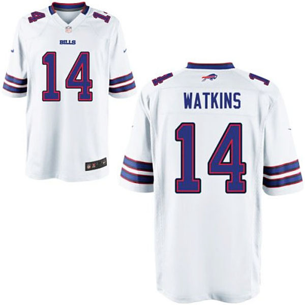 Men's Buffalo Bills #14 Sammy Watkins Nike White Game Jersey