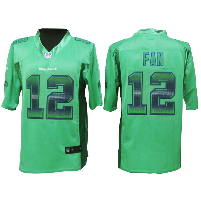 2015 New Nike Seattle Seahawks #12 12th Fan Limited Green Jersey