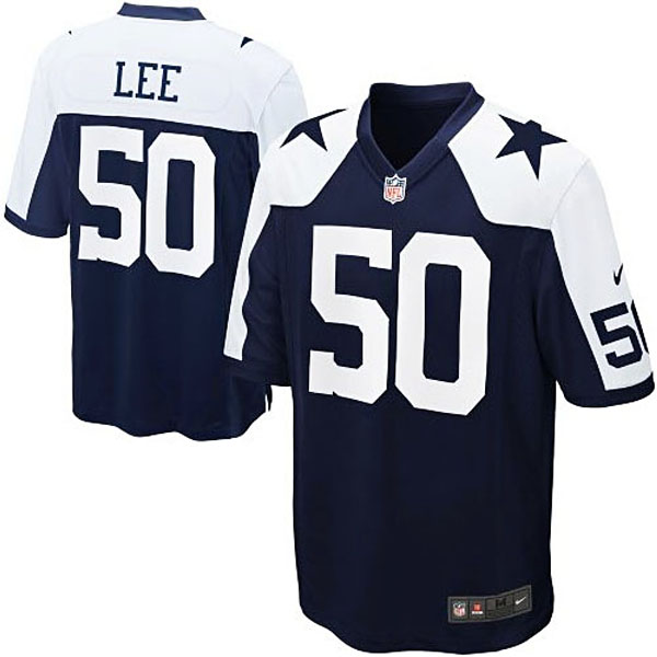 Mens Dallas Cowboys #50 Sean Lee Nike Alternate Game Jersey