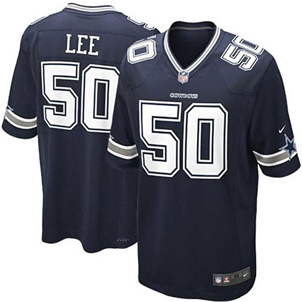 Mens Dallas Cowboys #50 Sean Lee Nike Navy Blue Elite Jersey