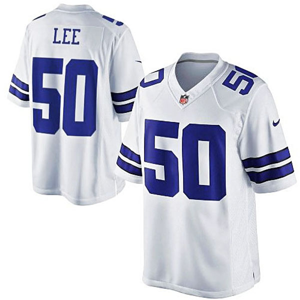 Men's Dallas Cowboys #50 Sean Lee Nike White Limited Jersey