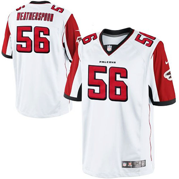 Men's Atlanta Falcons #56 Sean Weatherspoon Nike White Limited Jersey