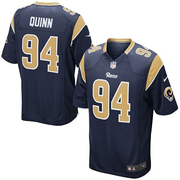 Mens St. Louis Rams Robert Quinn Nike Navy Blue Game Jersey