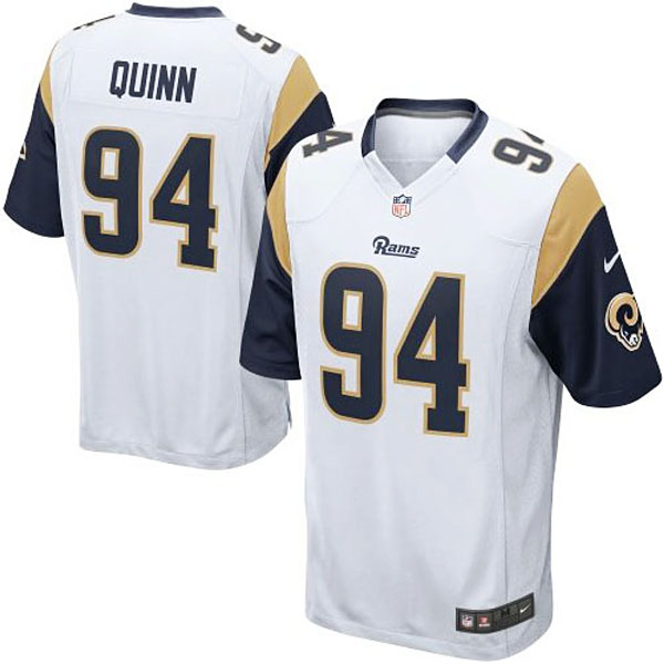 Mens St. Louis Rams Robert Quinn Nike White Game Jersey