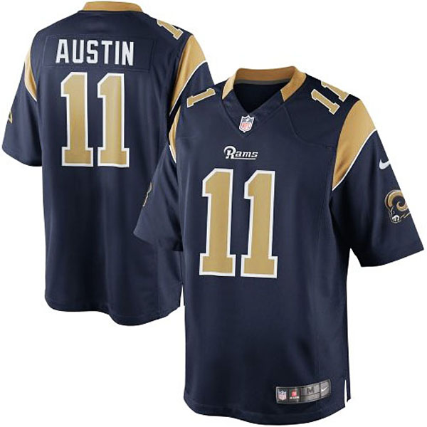 Men's St. Louis Rams Tavon Austin Nike Navy Blue Team Color Limited Jersey