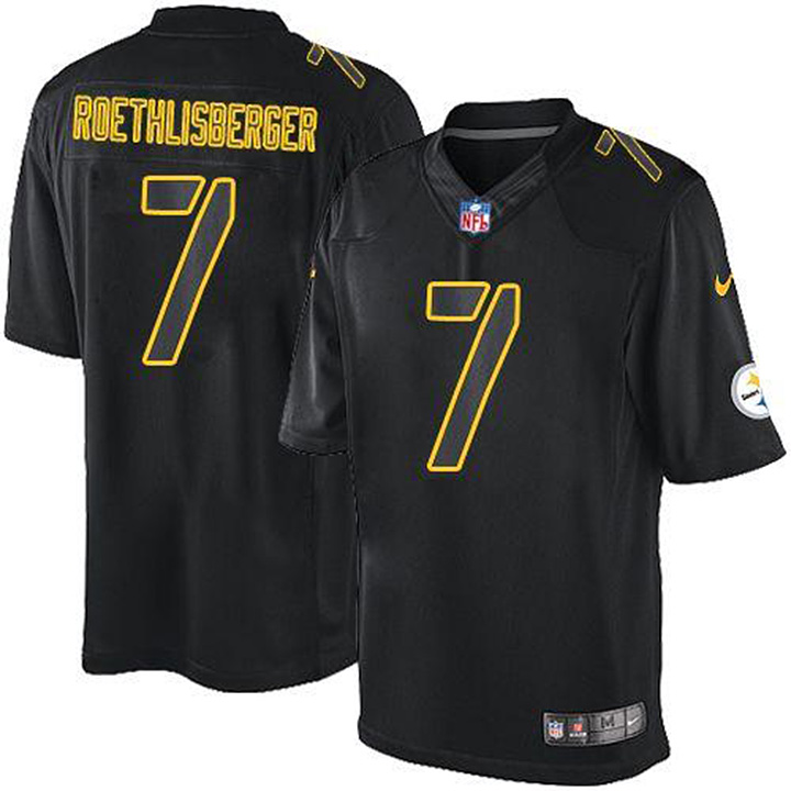 NFL Pittsburgh Steelers #7 Ben Roethlisberger Impact Limited Black Jersey