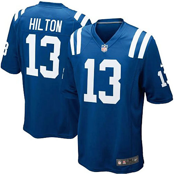 Mens Indianapolis Colts #13 T.Y. Hilton Nike Royal Blue Game Jersey