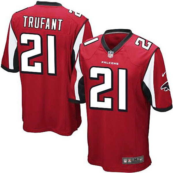 Mens Atlanta Falcons #21 TRUFANT Nike Red Game Jersey