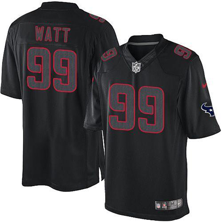 NFL Houston Texans #99 JJ Watt Impact Limited Black Jersey