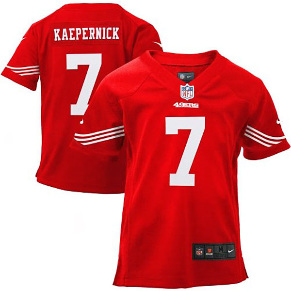 Toddler San Francisco 49ers #7 Colin Kaepernick Nike Scarlet Game Jersey