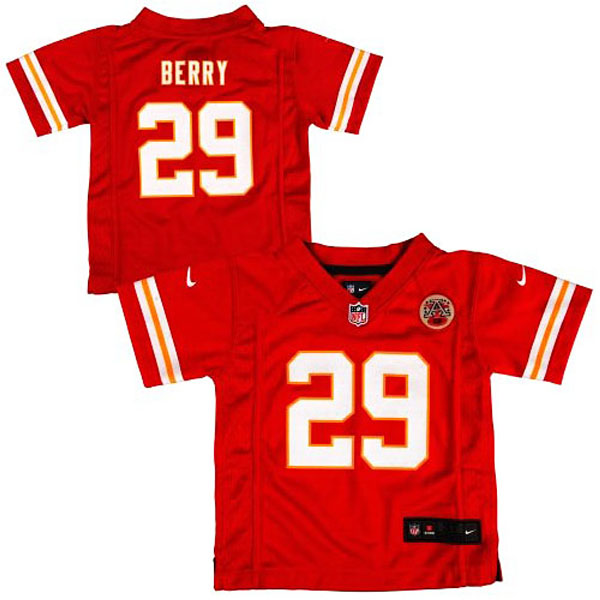 Toddler Kansas City Chiefs #29 Eric Berry Nike Red Game Jersey