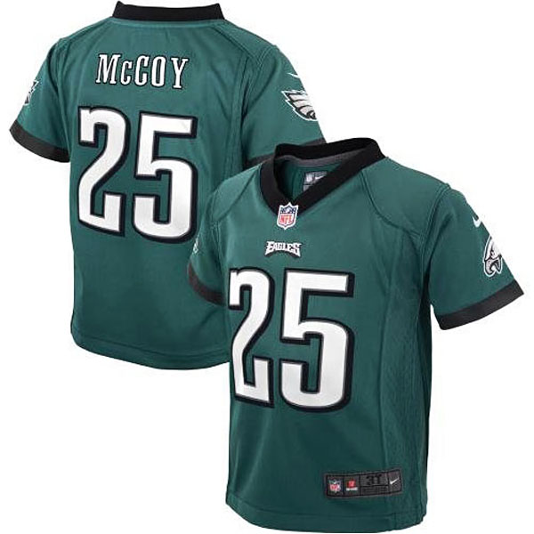 Toddler Philadelphia Eagles #25 LeSean McCoy Nike Midnight Green Game Jersey