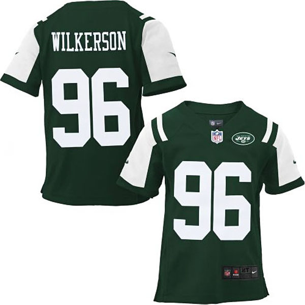 Toddler New York Jets #96 Muhammad Wilkerson Nike Green Game Jersey