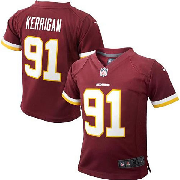 Toddler Washington Redskins #91 Ryan Kerrigan Nike Burgundy Game Jersey