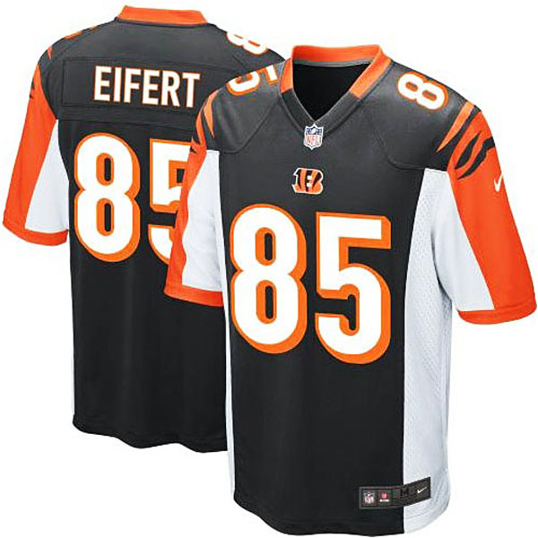 Mens Cincinnati Bengals #85 Tyler Eifert Nike Black Game Jersey