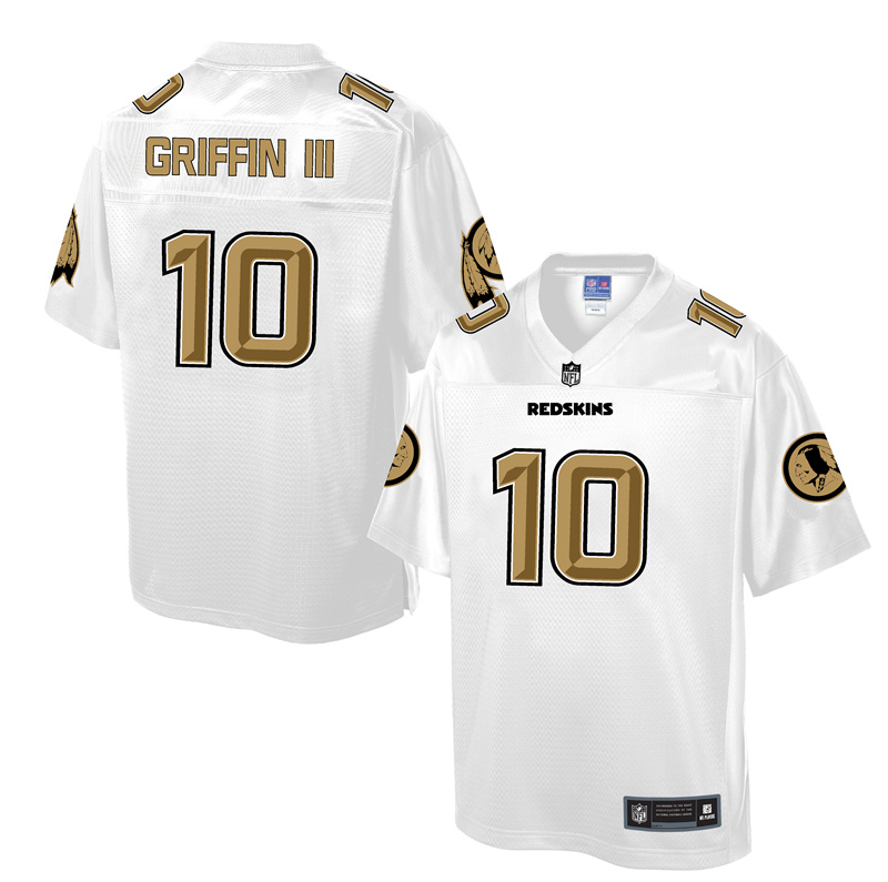 Washington Redskins #10 Robert Griffin III White Pro Line Fashion Jersey