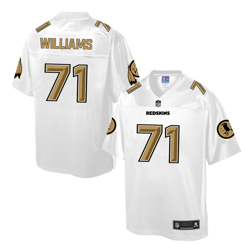 Washington Redskins #71 Trent Williams White Pro Line Fashion Jersey