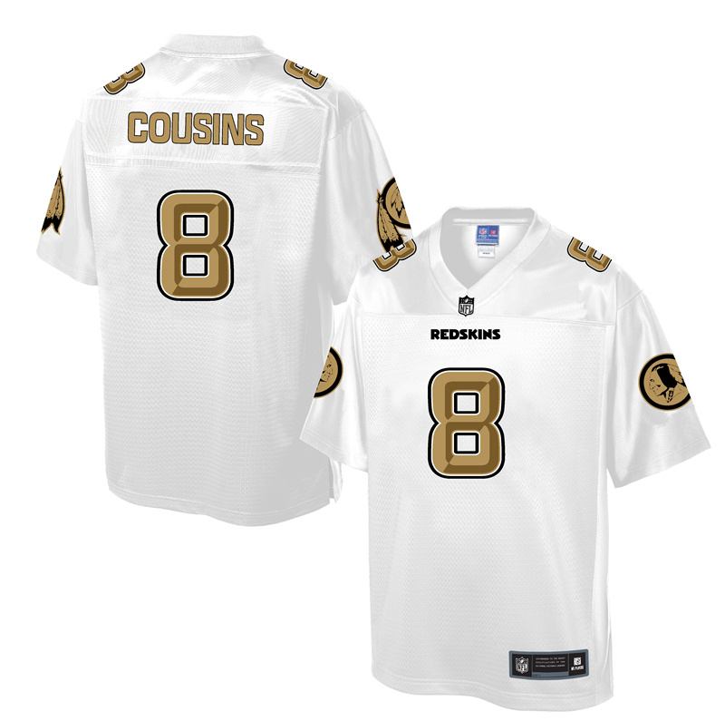 Washington Redskins #8 Kirk Cousins White Pro Line Fashion Jersey