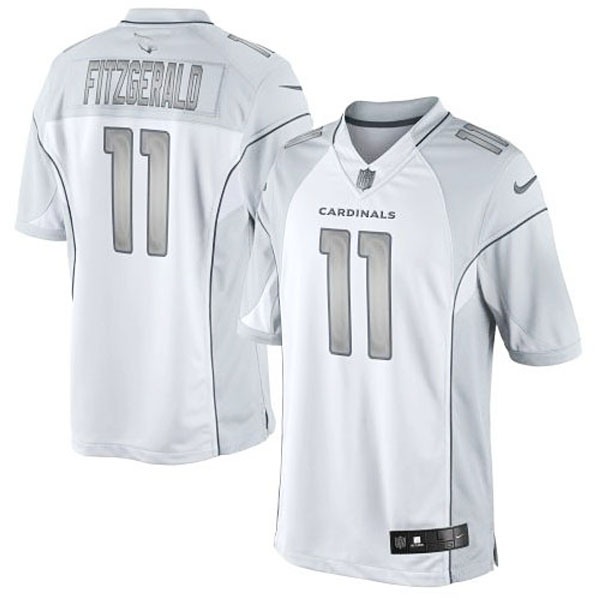 Men's Cincinnati Bengals #18 Nike White Platinum Limited Jersey