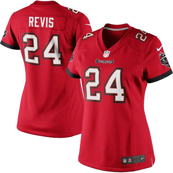 Women's Tampa Bay Buccaneers #24 Darrelle Revis Nike Red Limited Jersey