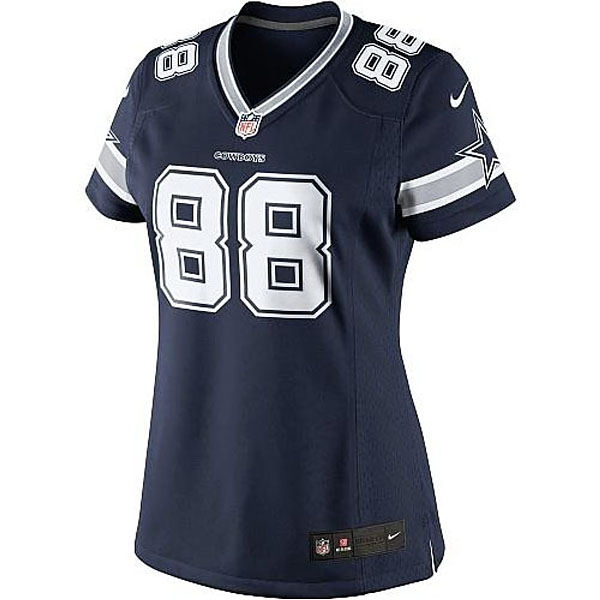 Women's Dallas Cowboys #88 Dez Bryant Nike Navy Blue Limited Jersey