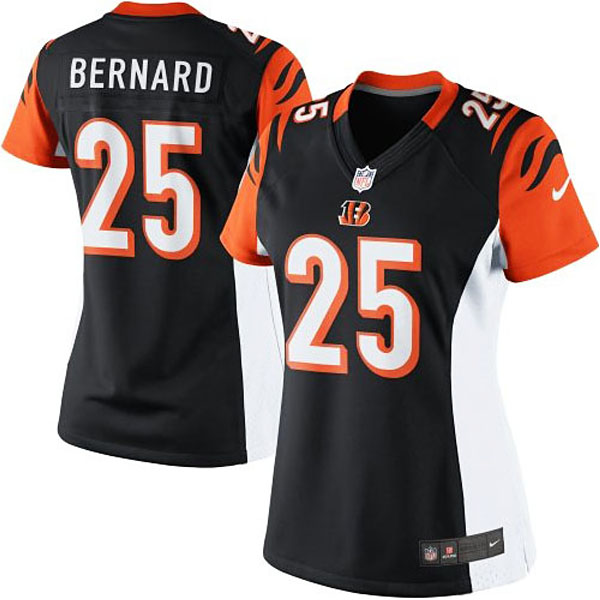 Women's Cincinnati Bengals #25 Giovani Bernard Nike Black Limited Jersey