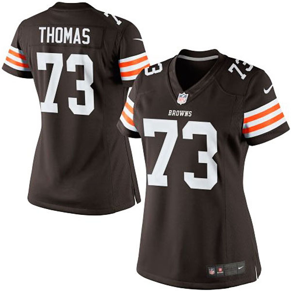 Women's Cleveland Browns #73 Joe Thomas Nike Brown Limited Jersey