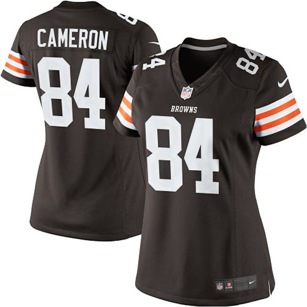 Women's Cleveland Browns #84 Jordan Cameron Nike Brown Limited Jersey