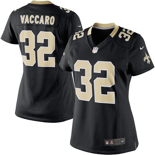 Women's New Orleans Saints #32 Kenny Vaccaro Nike Black Limited Jersey