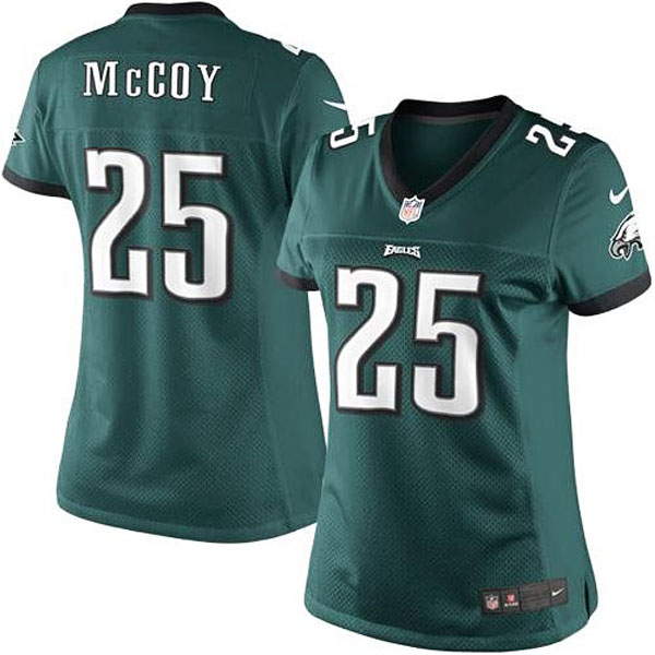 Women's Philadelphia Eagles #25 LeSean McCoy Nike Midnight Green Limited Jersey