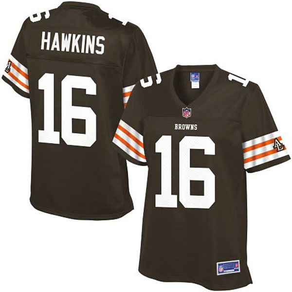 Women's Pro Line Andrew Hawkins Cleveland Browns #16 Team Color Jersey