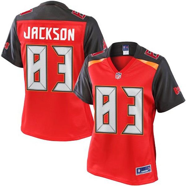 Womens Pro Line Vincent Jackson Red Tampa Bay Buccaneers #83 Jersey