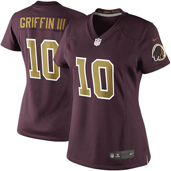 Women's Washington Redskins #10 Robert Griffin III Nike Red Limited Jersey