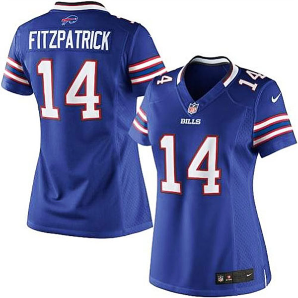 Nike Women's Buffalo Bills #14 Ryan Fitzpatrick Limited Team Color Jersey