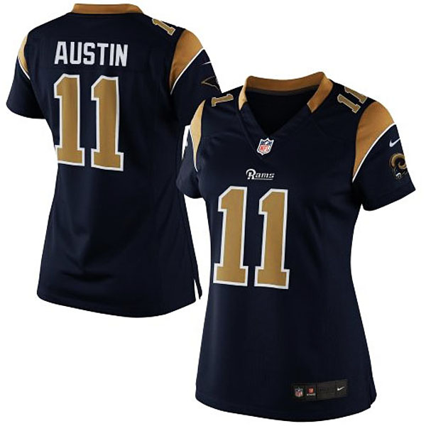 Women's St. Louis Rams Tavon Austin Nike Navy Blue Limited Jersey