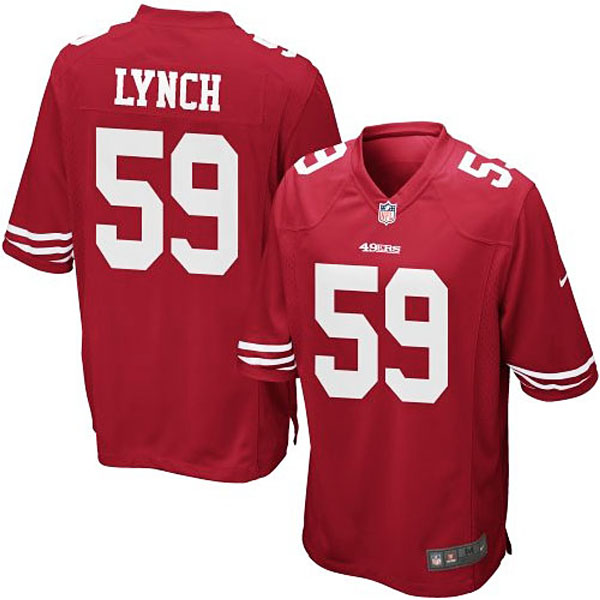 Nike Youth San Francisco 49ers #59 Aaron Lynch Team Color Game Jersey