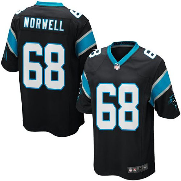 Nike Youth Carolina Panthers #68 Andrew Norwell Team Color Game Jersey