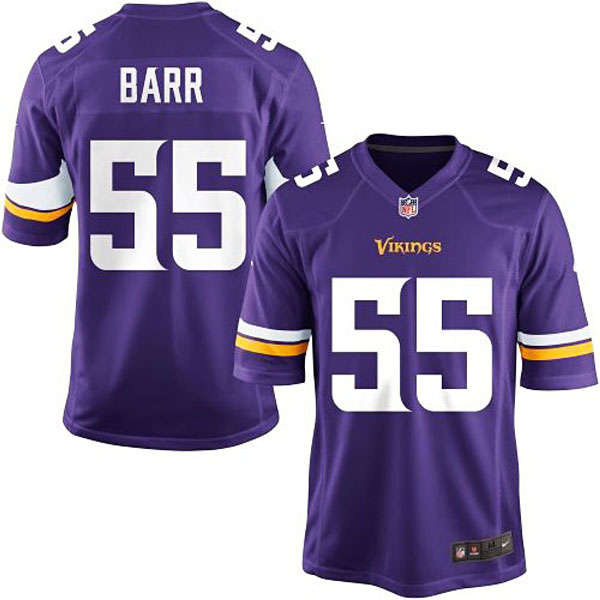 Nike Youth Minnesota Vikings #55 Anthony Barr Team Color Game Jersey