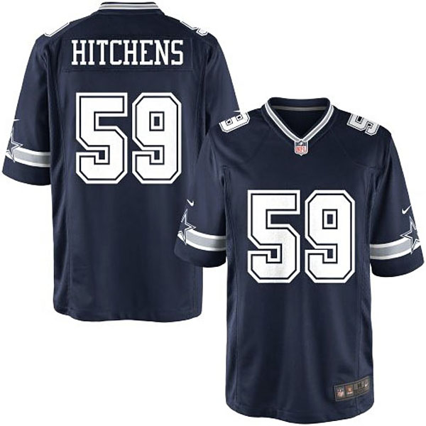 Nike Youth Dallas Cowboys #59 Anthony Hitchens Team Color Game Jersey