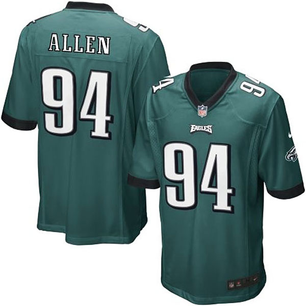 Nike Youth Philadelphia Eagles #94 Beau Allen Team Color Game Jersey