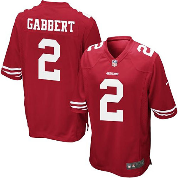 Nike Youth San Francisco 49ers #2 Blaine Gabbert Team Color Game Jersey