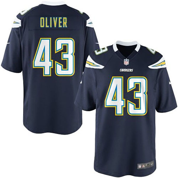 Nike Youth San Diego Chargers #43 Branden Oliver Team Color Game Jersey