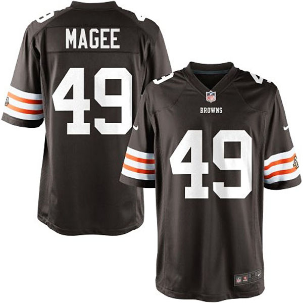 Nike Youth Cleveland Browns #49 Brandon Magee Team Color Game Jersey