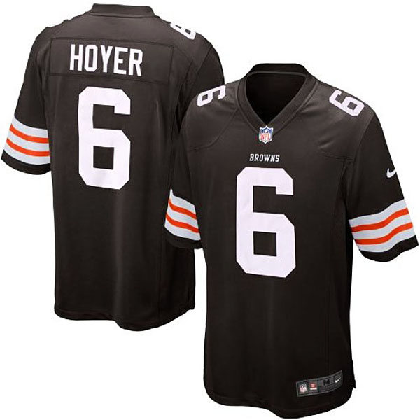 Youth Cleveland Browns #6 Brian Hoyer Nike Brown Game Jersey