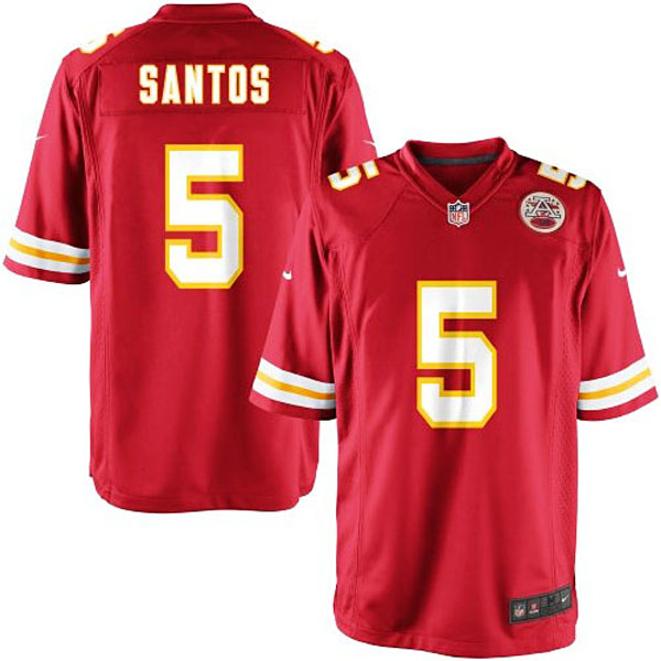 Nike Youth Kansas City Chiefs #5 Cairo Santos Team Color Game Jersey